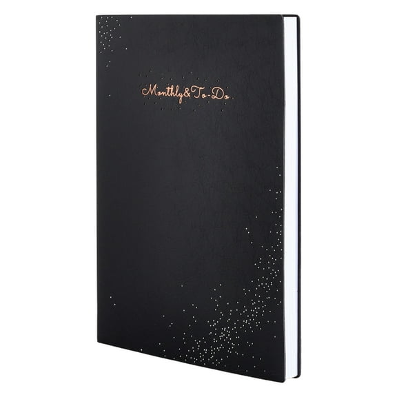 Softcover Leather Monthly Planner With 200Pages Undated 18 Month Planner For Work Study Goal Schedules Organization