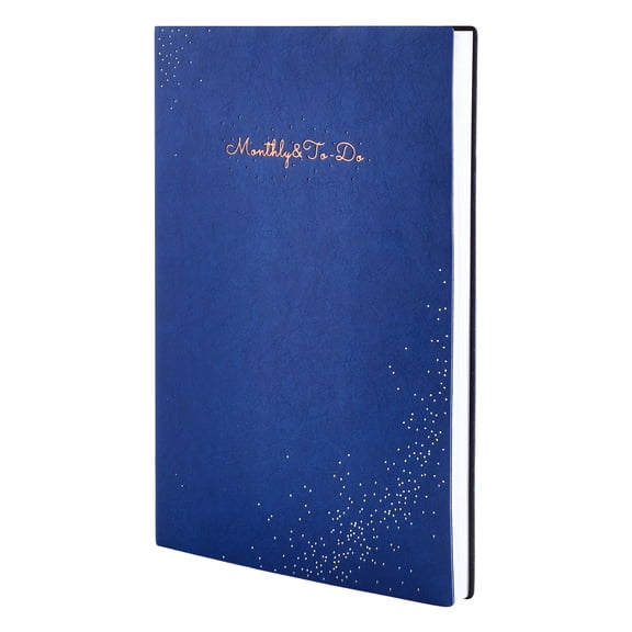 Softcover Leather Monthly Planner With 200Pages Undated 18 Month Planners For Work Study Goal Schedules Organization