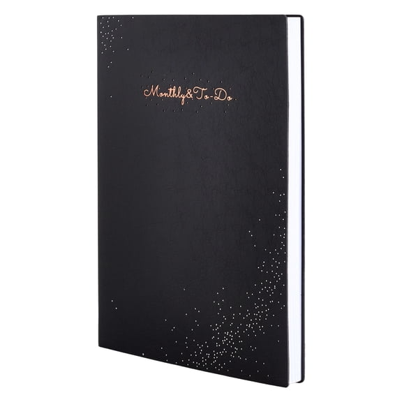 Softcover Leather Monthly Planner With 200Pages Undated 18 Month Planners For Work Study Goal Schedules Organization