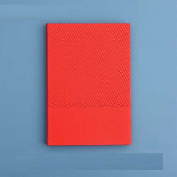 Softcover Lined Journal Notebook 200 Pages Lay-Flat Bound Soft Leather Journaling Notebook, #E