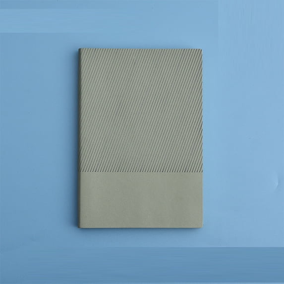Softcover Lined Journal Notebook 200 Pages Lay-Flat Bound Soft Leather Journaling Notebook, #F