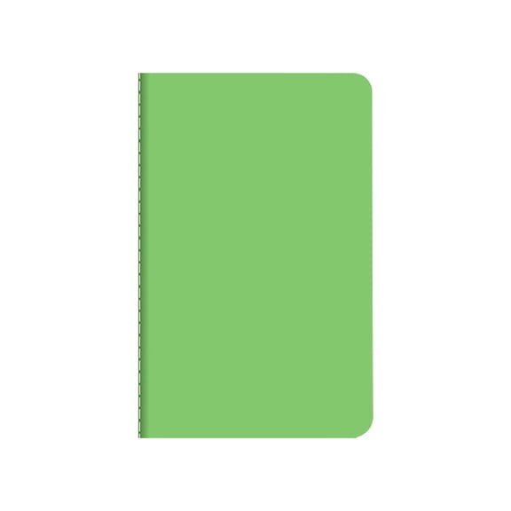 Softcover Lined Journal Notebook, 30 Sheets/60 Pages, A6 Small Pocket Size College Ruled Notebook, Portable Sewed Memo Notepad - Thick Paper, Soft Journal for Home Office Work, 1Pc(Green,5.5x3.5")