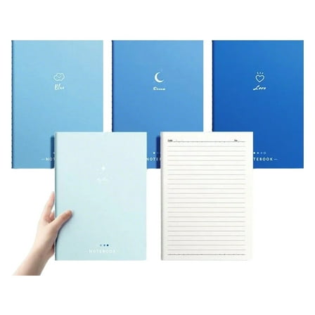 Softcover Notebook with 80 Pages Lined Journal 7x10Inch College Ruled Notebook