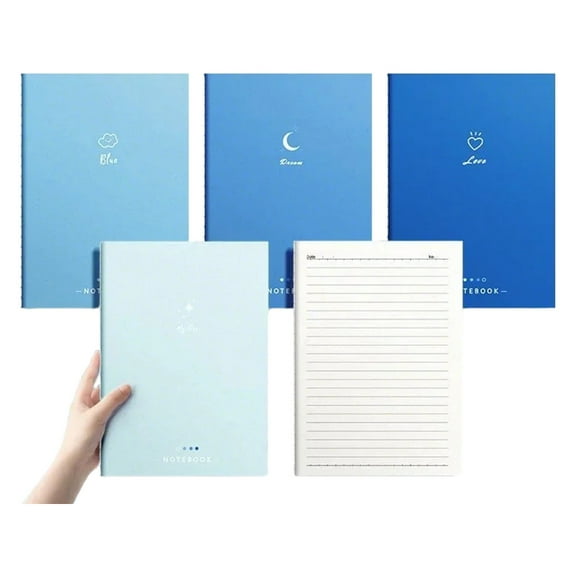 Softcover Notebook with 80 Pages Lined Journal 7x10Inch College Ruled Notebook