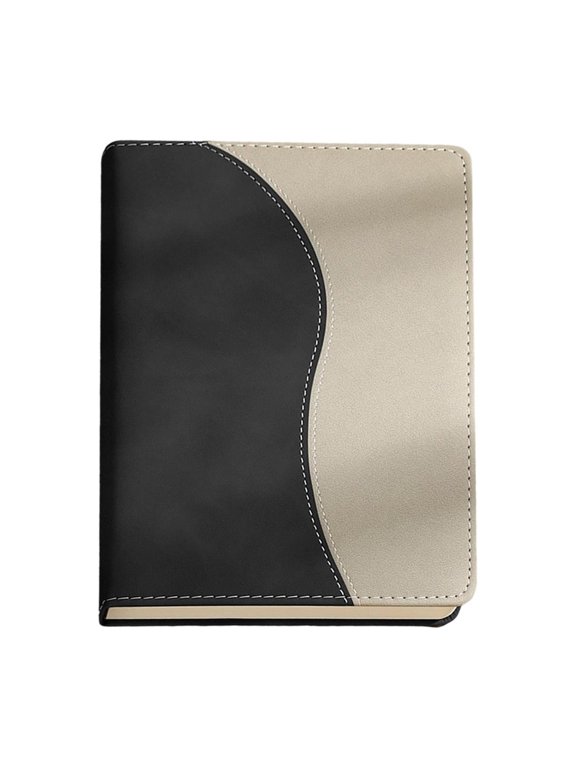 Softcover PU Leather Notebooks Meeting Organizer Lined Notebook Journal for Work, Office Meetings Women Men