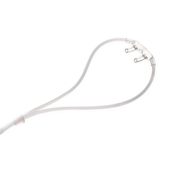 Softech Plus Medline Nasal Cannula Neonatal Curved Prong / NonFlared Tip 7 Foot O2 Line HUD1873 (50 per case)