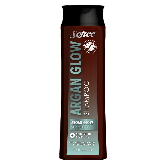 Softee Argan Shampoo 12.5 oz., Curly Hair, Nourishing