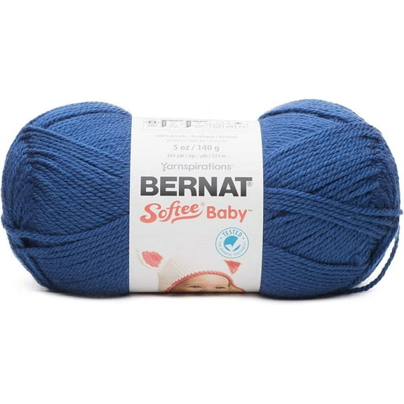 Softee Baby Yarn, 5 oz, Gauge 3 Light, Blue