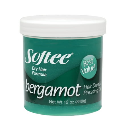 Softee Bergamot Hair Dress and Pressing Oil, 5 Ounce