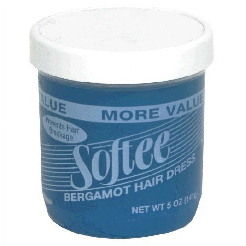 Softee Bergamot Hair Dressing Product, Blue, 5 Ounce