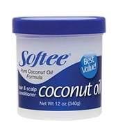 Softee Coconut Oil Hair Scalp Conditioner 12 oz