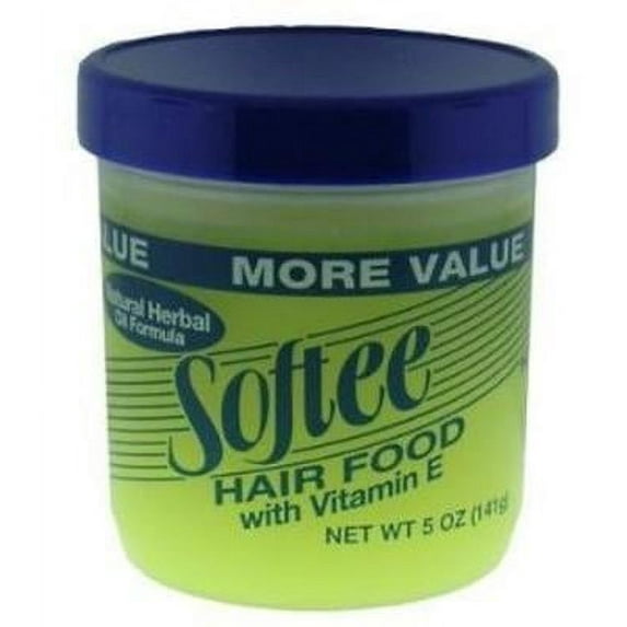 Softee Hair Food with Vitamin E 5 oz (Pack of 4)