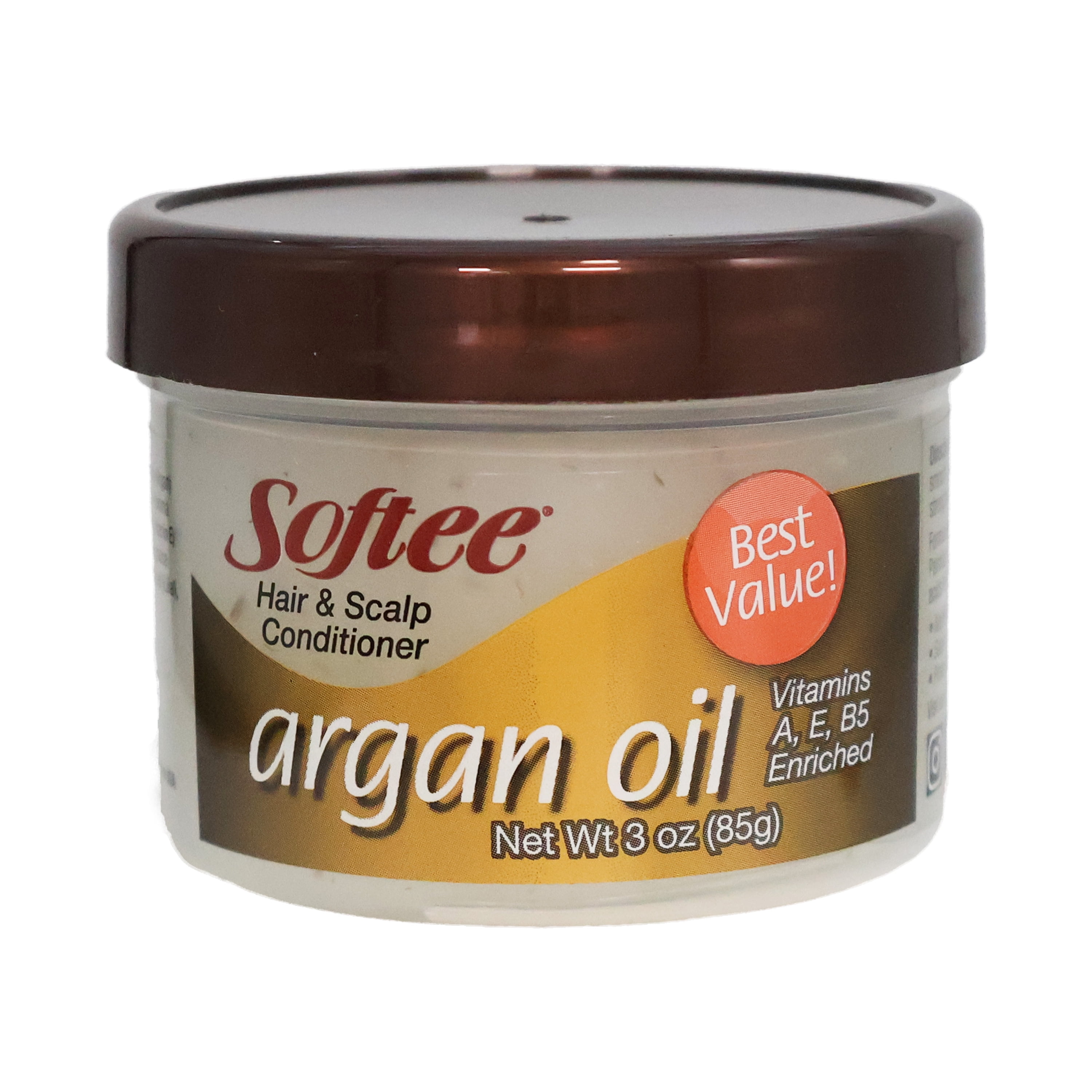 Softee Hair and Scalp Conditioner Argan Oil, 3 Oz., Pack of 12