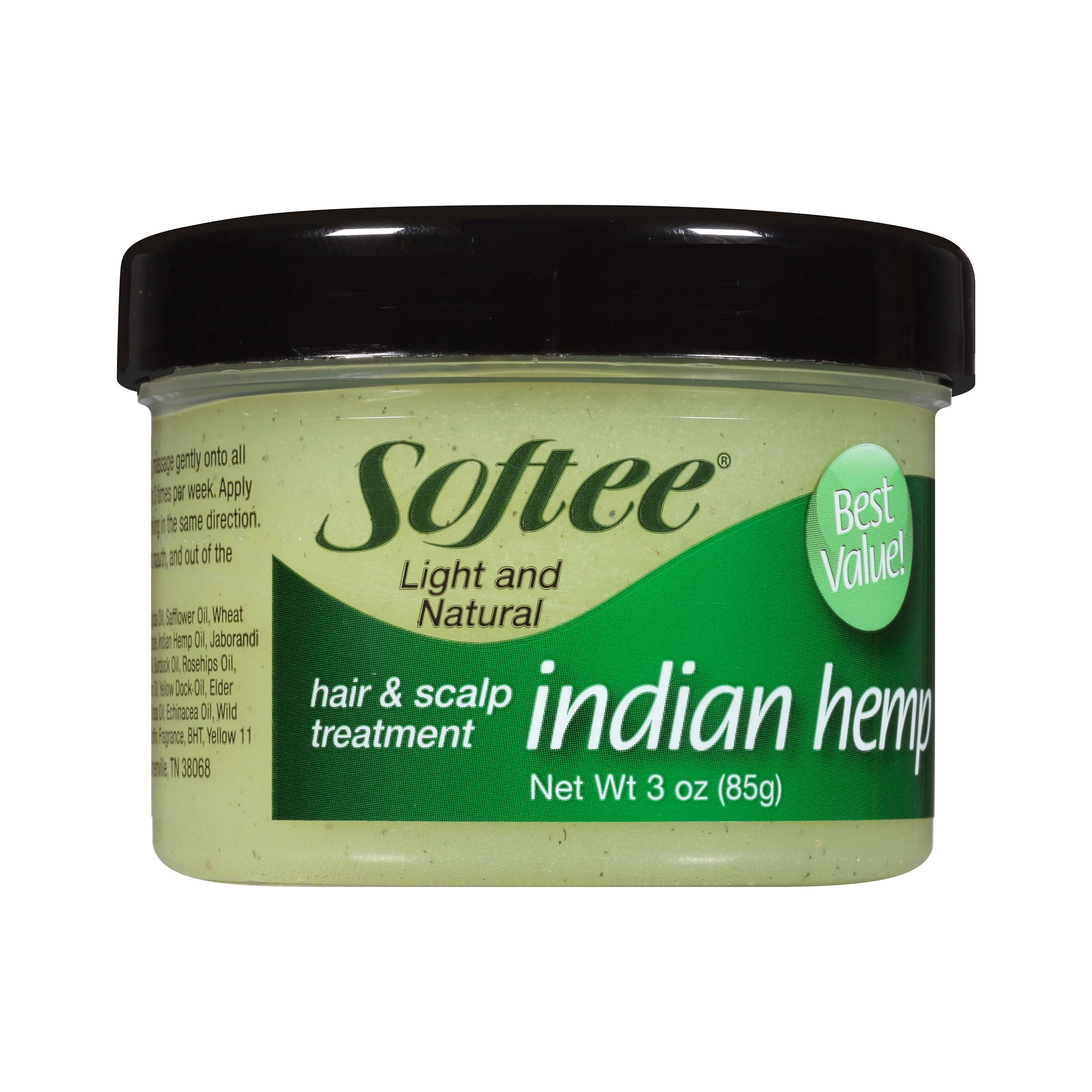 Softee Indian Hemp Hair and Scalp Treatment 3 Oz.
