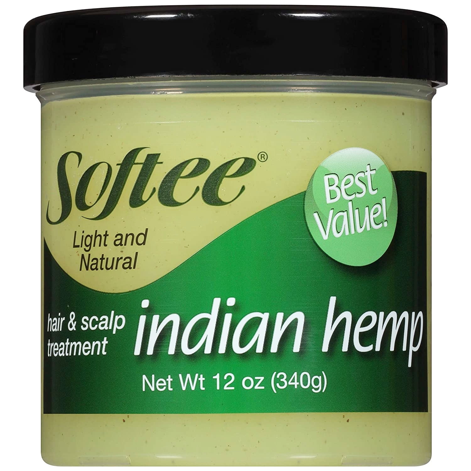 Softee Indian Hemp Light And Natural Hair & Scalp Treatment 12 Oz
