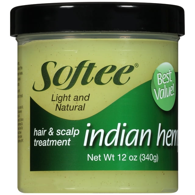 Softee Indian Hemp Hair & Scalp Treatment Cream, 12 oz - Natural ...