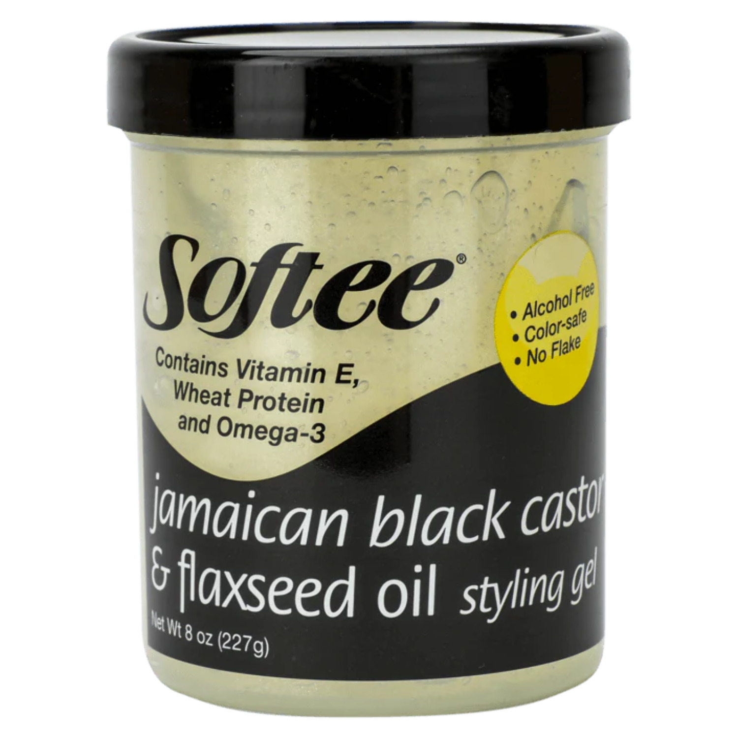 Softee Jamaican Black Castor and Flaxseed Oil Styling Gel