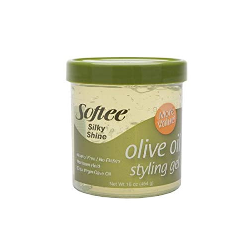 Softee Olive Oil Styling Gel, 16 Oz, 3 Pack