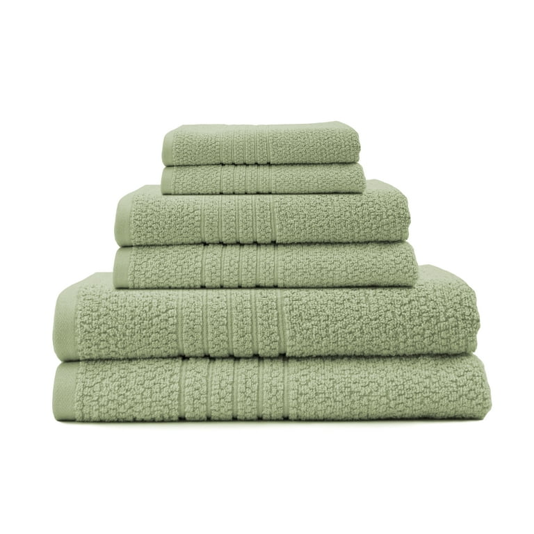 Pastel green towels sale