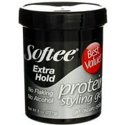 Softee Extra Hold Protein Styling Gel, 8 oz 3 pack