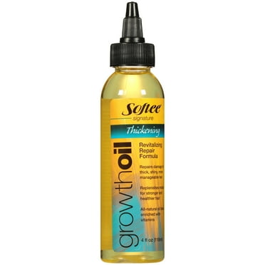 Softee Signature Thickening Growth Oil 4 fl. oz. Bottle, Damaged Hair