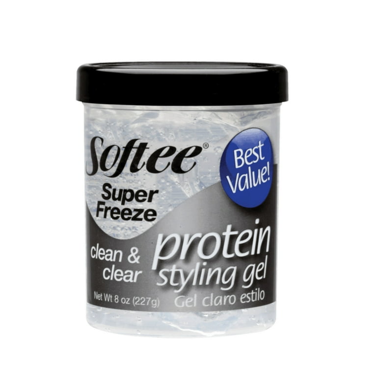 Softee Protein Super Freeze Hair Styling Gel, 8 Ounce - Walmart.com