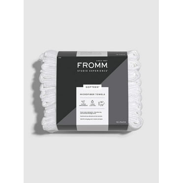 Softees White Microfiber Towel - Pkg of 10