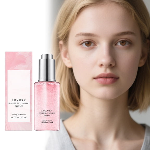 Softening Double Essences Lightweight Hydrating Face Essences For Smoother Dewy Pore Refining And Slow-Aging Glows 30ml