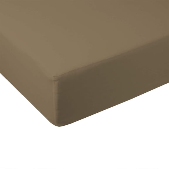 Softest King Size Fitted Sheet 100% Bamboo Viscose 600 Thread Count -Taupe