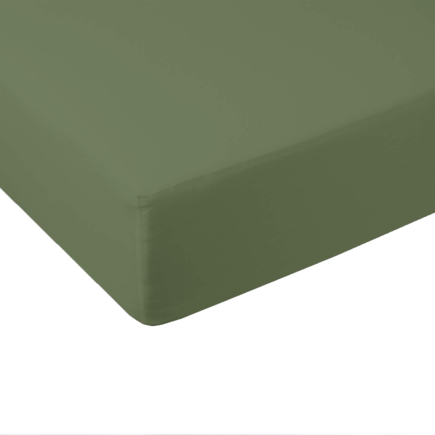 Softest Queen Fitted Sheet 100% Bamboo Viscose 600 Thread Count -Sage