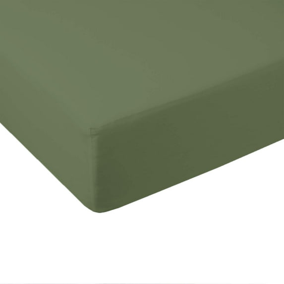 Softest Twin Xl Fitted Sheet 100% Bamboo Viscose 600 Thread Count -Sage