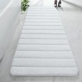 thumbnail image 1 of Softlife Absorbent Bathroom Rug Soft Microfiber Washable Bath Mat,24"x60",White, 1 of 6