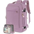 thumbnail image 1 of Softlife Durable Extra Large 40L Travel Backpack Casual Daypack, Purple, 1 of 8