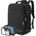 thumbnail image 1 of Softlife Durable Extra Large 40L Travel Backpack for17 Inch Laptop,Black, 1 of 9