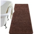 thumbnail image 1 of Softlife Luxury Soft Bathroom Non-Slip Rug Shaggy Bath Mat,20"x32",Coffee, 1 of 5