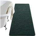 thumbnail image 1 of Softlife Luxury Soft Bathroom Non-Slip Rug Shaggy Bath Mat,24"x17",Dark Green, 1 of 7