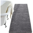thumbnail image 1 of Softlife Luxury Soft Bathroom Non-Slip Rug Shaggy Bath Mat,24"x36",Gray, 1 of 7