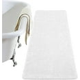 thumbnail image 1 of Softlife Luxury Soft Bathroom Non-Slip Rug Shaggy Bath Mat,24"x36",White, 1 of 6
