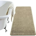thumbnail image 1 of Softlife Luxury Soft Bathroom Non-Slip Rug Shaggy Bath Mat,24"x60",Camel, 1 of 7