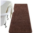 thumbnail image 1 of Softlife Luxury Soft Bathroom Non-Slip Rug Shaggy Bath Mat,24"x60",Coffee, 1 of 5