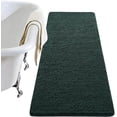 thumbnail image 1 of Softlife Luxury Soft Bathroom Non-Slip Rug Shaggy Bath Mat,24"x71",Dark Green, 1 of 7
