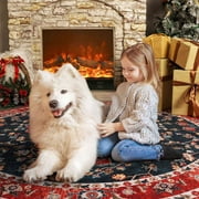 Softlife Oriental Traditional Area Rug for Living Room Durable Washable Persian Carpet Non Slip Boho Rugs for Bedroom,5x5, Red