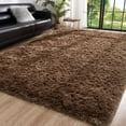 thumbnail image 1 of Softlife Super Soft Rug For Living Room Fluffy Rugs For Dorm Room Cute Plush carpet For Bedroom,6' x 9',Brown, 1 of 6