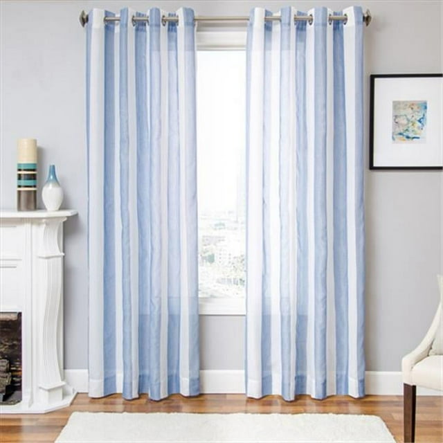 Softline Delia Blue 96 Inch Grommet Top Panel- Pack Of 2
