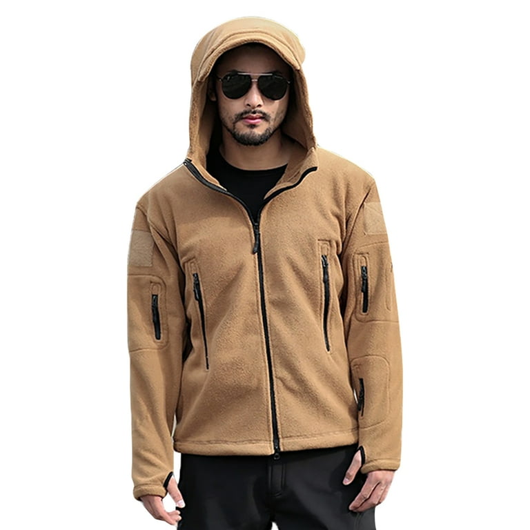 Softmallow Men s Thermal Hoodie Outdoor Thermal Lining Fleece