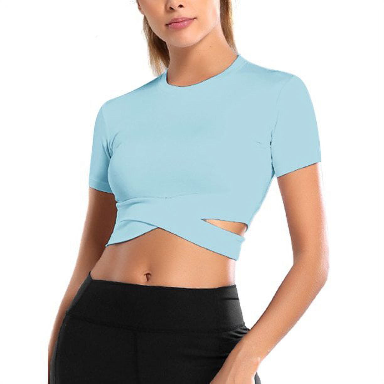 cropped athletic shirts