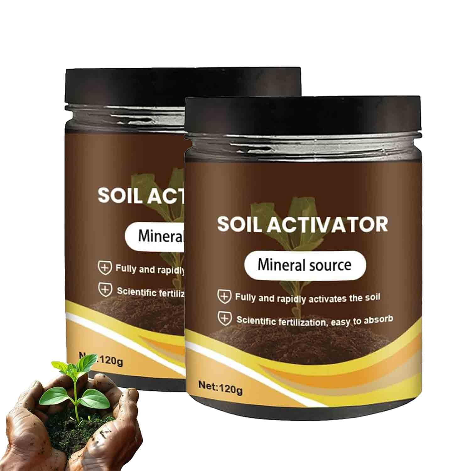 Softmildty Soil Activator, 120g Soil Pro Activator for Plants ...