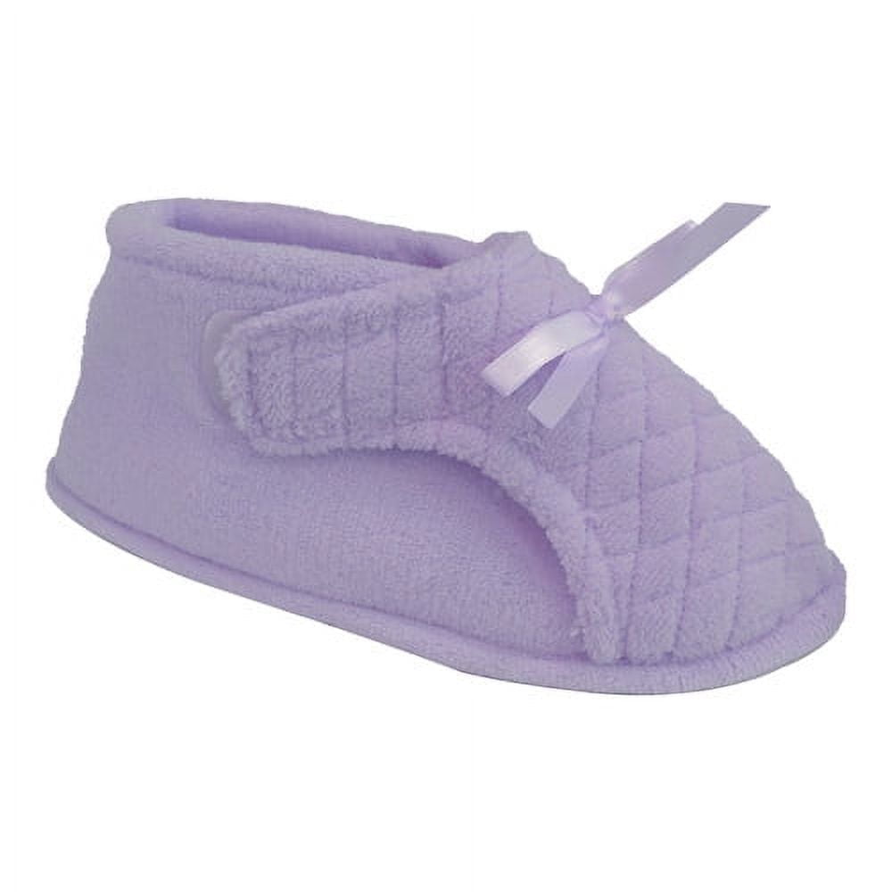 Softones by MUK LUKS Women's Micro Chenille Adjustable Bootie Slippers ...