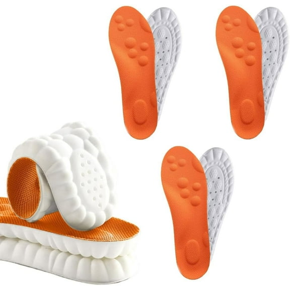Softr Steps Insoles Women Men, Softer Steps Orthotics 4D Comfort Breathable Cushion Shoes Inserts