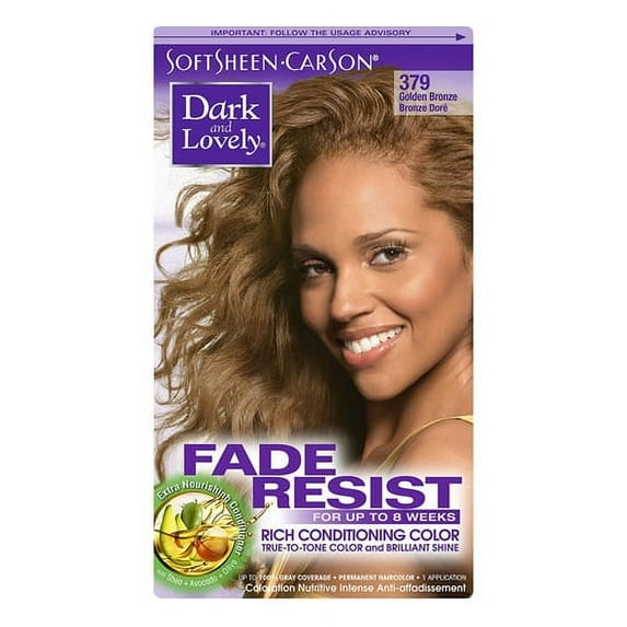 Softsheen Carson Dark And Lovely Hair Color #379 Golden Bronze - 1 Ea, 6 Pack